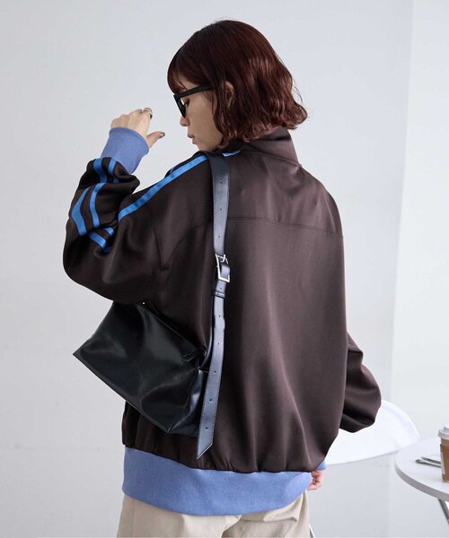 Discoatユニセックスナイロントラックジャケット DISCOAT（ディス