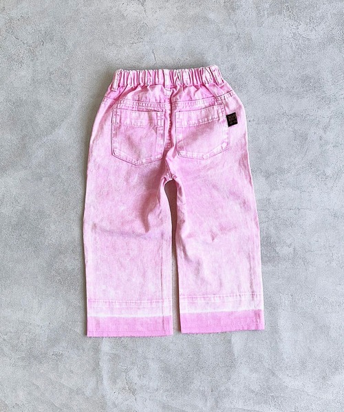 MARKEY'S（マーキーズ）の「カットオフバギーパンツ（デニムパンツ・キッズ・ブルー/ピンク・150/140/130/120/110/100/90）」の20枚目の写真