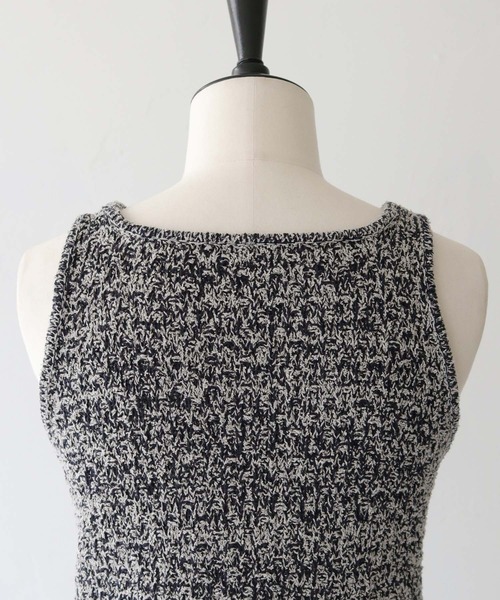 CLEIO（クレイオ）の「【CLEIO】前後2WAYタンクトップ/FRONT AND BACK 2WAY TANK TOP/986-12619（タンクトップ・レディース・ネイビー/アイボリー/グレー・FREE）」の10枚目の写真