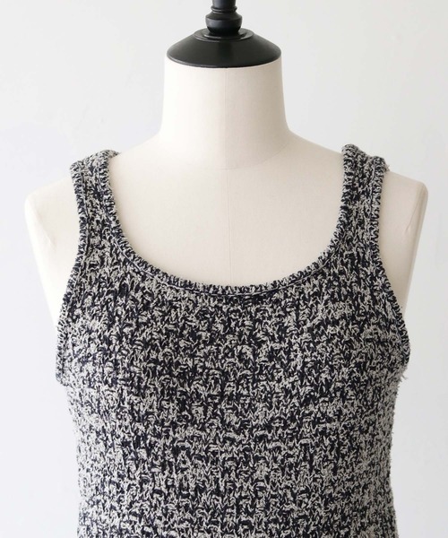 CLEIO（クレイオ）の「【CLEIO】前後2WAYタンクトップ/FRONT AND BACK 2WAY TANK TOP/986-12619（タンクトップ・レディース・ネイビー/アイボリー/グレー・FREE）」の9枚目の写真