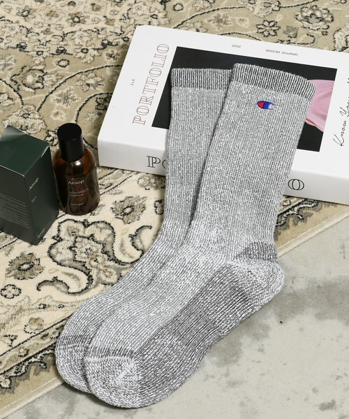 Champion（チャンピオン）の「【Champion】CMSBA001 フルレングスソックス2P/チャンピオン/2足セット（ソックス/靴下・メンズ・マルチ・25cm～27cm）」の3枚目の写真