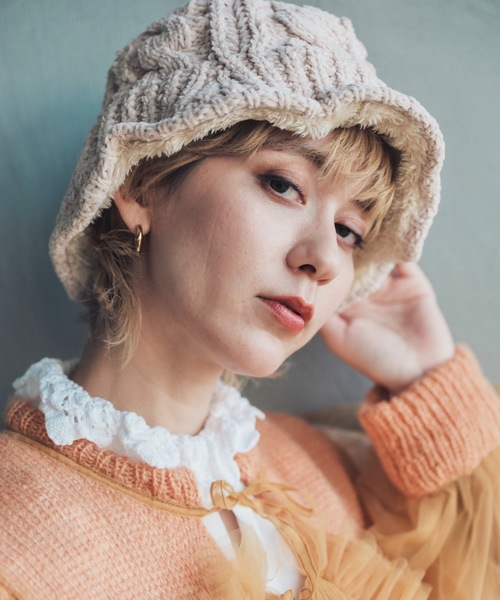 ORIENT(オリエント)の「NOCHE【ノチェ】(ハット・レディース・アイボリー/ブラック・FREE)」の2枚目の写真