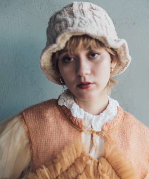 ORIENT(オリエント)の「NOCHE【ノチェ】(ハット・レディース・アイボリー/ブラック・FREE)」の7枚目の写真