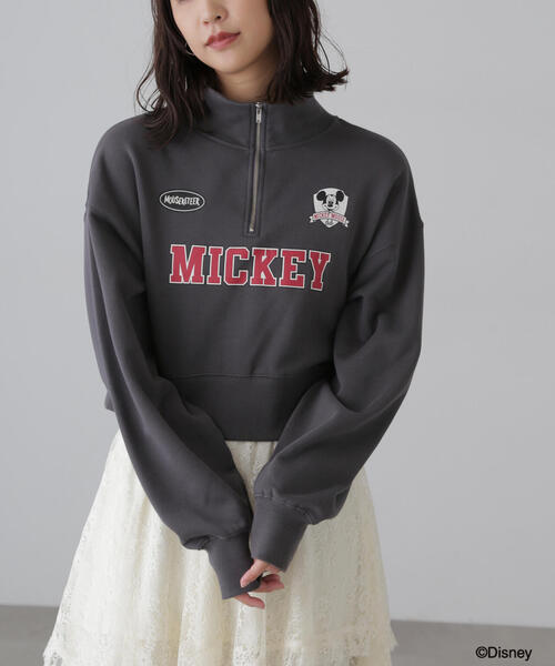 セール】〈ディズニーコレクション〉ハーフジップスウェット