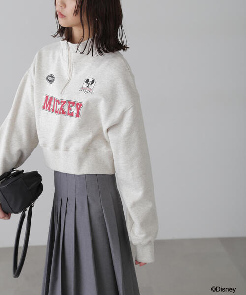 FREE'S MART(フリーズマート)の「〈ディズニーコレクション〉ハーフジップスウェット(スウェット・レディース・ホワイト/ブラック・FREE)」の19枚目の写真