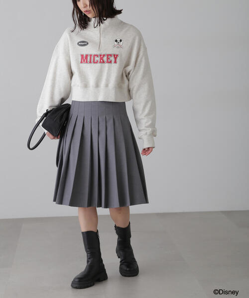 セール】〈ディズニーコレクション〉ハーフジップスウェット
