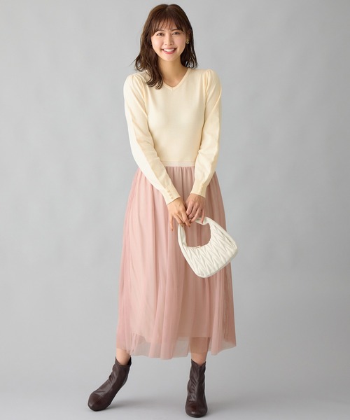 alotta(アロッタ)の「欲しいが詰まった!ドッキングワンピース(ワンピース・レディース・ブルー/ブラック/ピンク・3L/LL/L/M)」の22枚目の写真