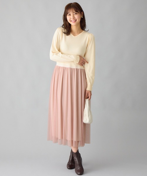 alotta(アロッタ)の「欲しいが詰まった!ドッキングワンピース(ワンピース・レディース・ブルー/ブラック/ピンク・3L/LL/L/M)」の14枚目の写真