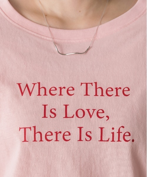ad thie(アドティエ)の「3段ロゴプリント ロングTシャツ(Tシャツ/カットソー・レディース・ベージュ/ピンク/ブラック/オフホワイト・FREE)」の15枚目の写真