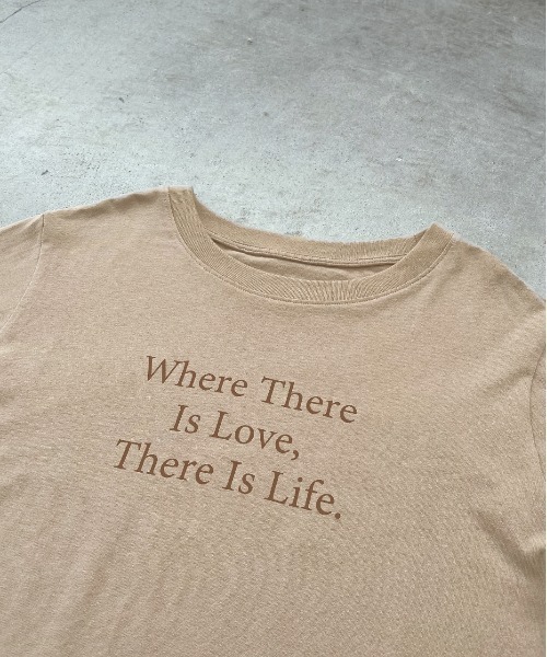 ad thie(アドティエ)の「3段ロゴプリント ロングTシャツ(Tシャツ/カットソー・レディース・ベージュ/ピンク/ブラック/オフホワイト・FREE)」の18枚目の写真