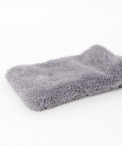 ALWAYS GOOD TIME（オルウェイズグッドタイム）の「ファースマホショルダー/マルチケース（ショルダーバッグ・レディース・ホワイト/ベージュ/ライトピンク/ブラック/アイボリー/グレー・ONE）」の15枚目の写真