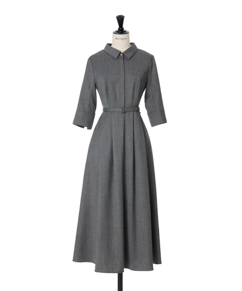 Her lip to（ハーリップトゥー）の「Allure Belted Shirt Dress