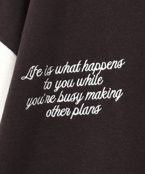 Starting Over（スターティングオーバー）の「felt patch sweat stadium jacket/フェルトパッチ スウェット スタジアムジャケット（スタジャン・メンズ・ブラック/ブラウン/ネイビー・M/L/XL）」の5枚目の写真