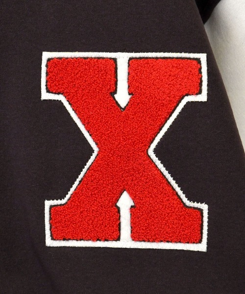Starting Over（スターティングオーバー）の「felt patch sweat stadium jacket/フェルトパッチ スウェット スタジアムジャケット（スタジャン・メンズ・ブラック/ブラウン/ネイビー・M/L/XL）」の6枚目の写真