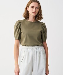 uncrave（アンクレイヴ）の「ダブルフェイスジャージー ボリュームスリーブカットソー（Tシャツ/カットソー）」