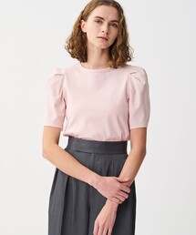 ELE STOLYOF　ボリュームスリーブのカットソー Tシャツ/カットソー ボリュームスリーブ ブラウス」に該当する