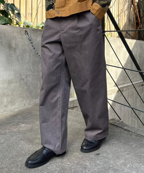 CIAOPANIC(チャオパニック)の「【ZOZO限定】ワイドチノパンツ(チノパンツ・メンズ・ブラック/ライトベージュ/ブラウン/キャメル/ベージュ・M/L/XL/XS/S)」の3枚目の写真