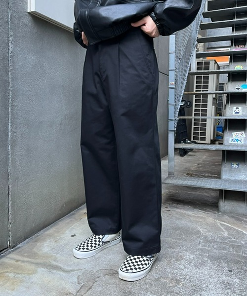 CIAOPANIC(チャオパニック)の「【ZOZO限定】ワイドチノパンツ(チノパンツ・メンズ・ブラック/ライトベージュ/ブラウン/キャメル/ベージュ・M/L/XL/XS/S)」の6枚目の写真