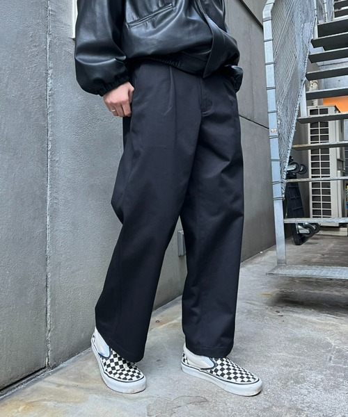 CIAOPANIC(チャオパニック)の「【ZOZO限定】ワイドチノパンツ(チノパンツ・メンズ・ブラック/ライトベージュ/ブラウン/キャメル/ベージュ・M/L/XL/XS/S)」の7枚目の写真