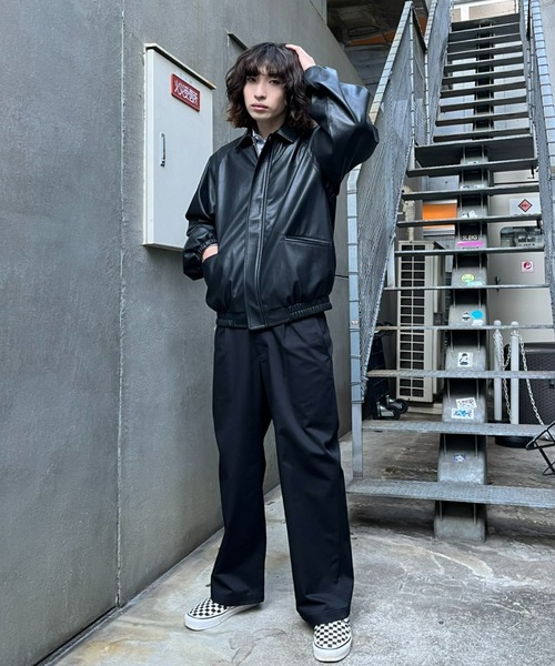 CIAOPANIC(チャオパニック)の「【ZOZO限定】ワイドチノパンツ(チノパンツ・メンズ・ブラック/ライトベージュ/ブラウン/キャメル/ベージュ・M/L/XL/XS/S)」の9枚目の写真