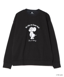【公式】トムとジェリー サテンアップリケWIDEスウェット