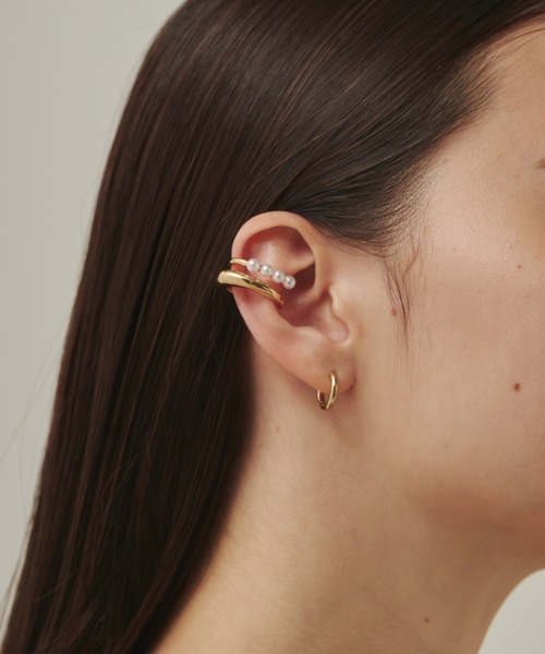 イヤーカフ 4点 Dieu 39 Square Hoop Ear cuff Silver925/デュー スクエア