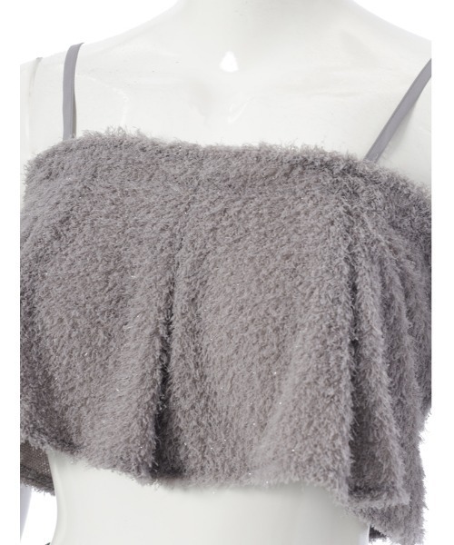 fifth（フィフス）の「ラメフリンジビスチェ（キャミソール・レディース・ブラック/ブラウン/グレー・M）」の16枚目の写真