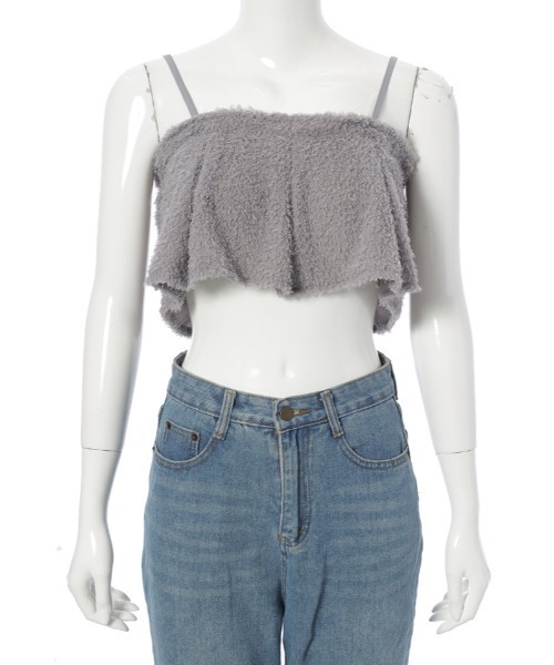 fifth（フィフス）の「ラメフリンジビスチェ（キャミソール・レディース・ブラック/ブラウン/グレー・M）」の13枚目の写真