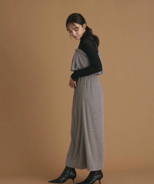 fifth（フィフス）の「ラメフリンジビスチェ（キャミソール・レディース・ブラック/ブラウン/グレー・M）」の22枚目の写真