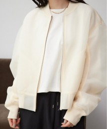 AZUL BY MOUSSY｜アズールバイマウジーのブルゾン（ホワイト