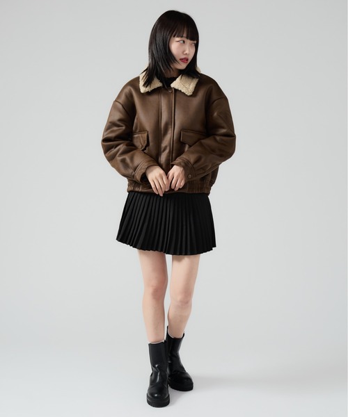 レザージャケット G-1 vintage ブルゾン ※ボア襟ライナー取外可 レザージャケット G-1 vintage ブルゾン ※ボア襟ライナー取外可