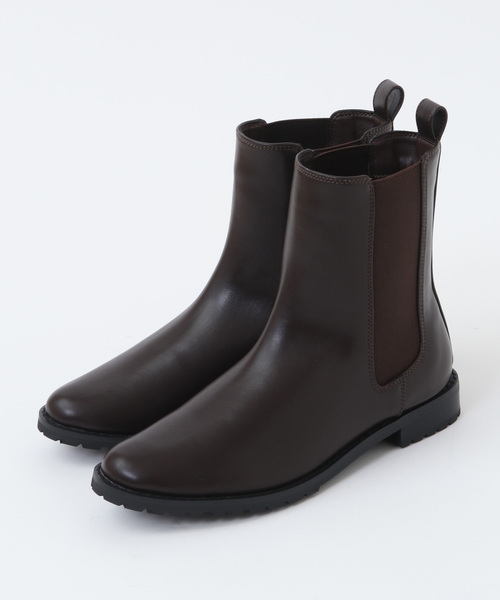 MELROSE claire（メルローズ クレール）の「【サイドゴアブーツ】（ブーツ・レディース・ブラック/ダークブラウン・2/3/4）」の7枚目の写真