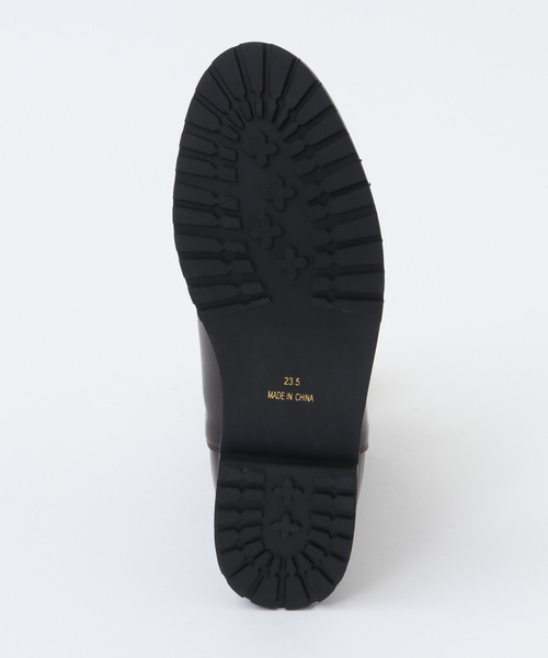 MELROSE claire（メルローズ クレール）の「【サイドゴアブーツ】（ブーツ・レディース・ブラック/ダークブラウン・2/3/4）」の10枚目の写真