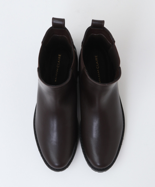 MELROSE claire（メルローズ クレール）の「【サイドゴアブーツ】（ブーツ・レディース・ブラック/ダークブラウン・2/3/4）」の11枚目の写真