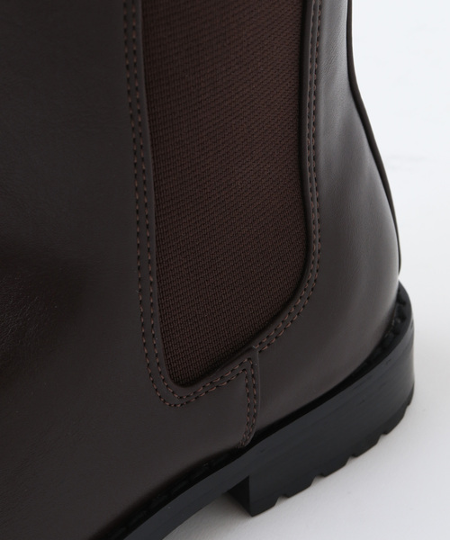 MELROSE claire（メルローズ クレール）の「【サイドゴアブーツ】（ブーツ・レディース・ブラック/ダークブラウン・2/3/4）」の12枚目の写真