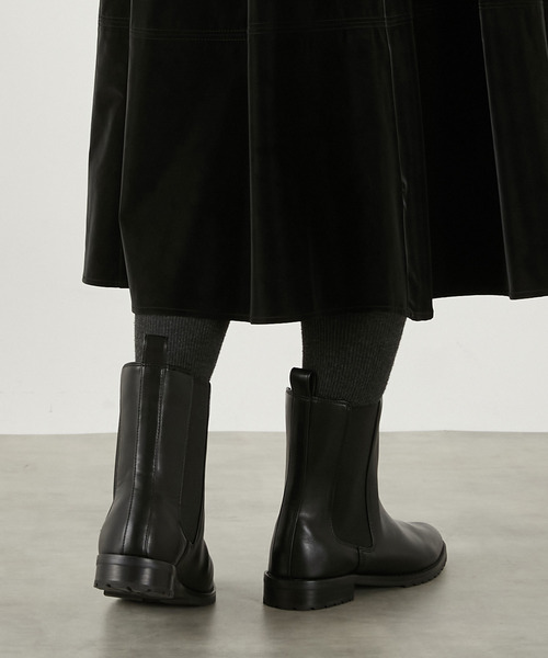 MELROSE claire（メルローズ クレール）の「【サイドゴアブーツ】（ブーツ・レディース・ブラック/ダークブラウン・2/3/4）」の16枚目の写真