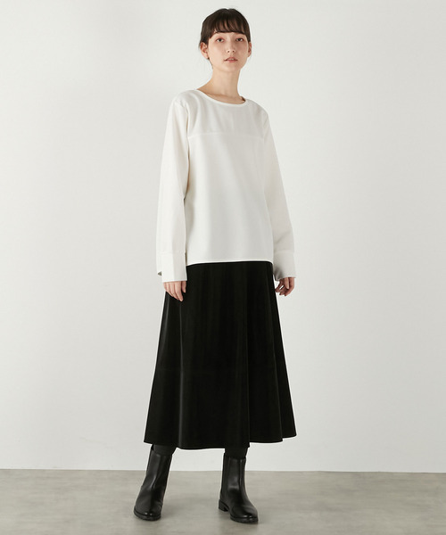 MELROSE claire（メルローズ クレール）の「【サイドゴアブーツ】（ブーツ・レディース・ブラック/ダークブラウン・2/3/4）」の17枚目の写真