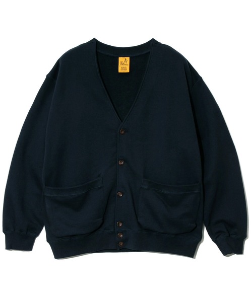 【セール】空紡糸裏毛リラックスカーデ（カーディガン/ボレロ）｜go slow caravan（ゴースローキャラバン）