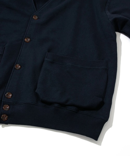 【セール】空紡糸裏毛リラックスカーデ（カーディガン/ボレロ）｜go slow caravan（ゴースローキャラバン）