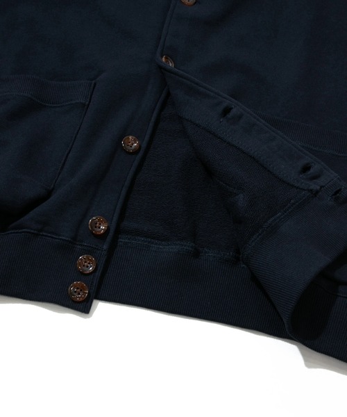 【セール】空紡糸裏毛リラックスカーデ（カーディガン/ボレロ）｜go slow caravan（ゴースローキャラバン）