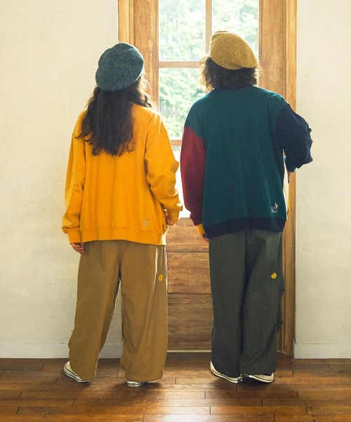 【セール】空紡糸裏毛リラックスカーデ（カーディガン/ボレロ）｜go slow caravan（ゴースローキャラバン）