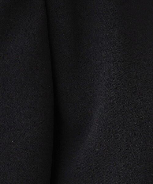 SHOO・LA・RUE(シューラルー)の「【洗える/S-3L/セットアップ可】セレモニーや通勤に カットジョーゼット Vネックジャケット(ノーカラージャケット・レディース・ブラック/ネイビー/ナチュラル・05/04/03/02/01)」の11枚目の写真