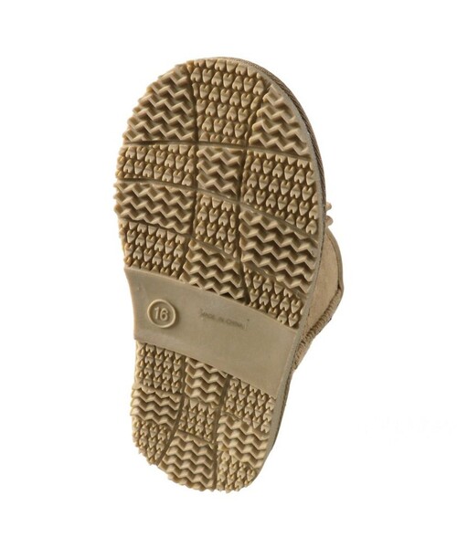 BRANSHES（ブランシェス）の「スエードリボンブーツ（ブーツ・キッズ・ベージュ/ピンク・17.0cm/15.0cm/16.0cm/19.0cm/18.0cm）」の8枚目の写真