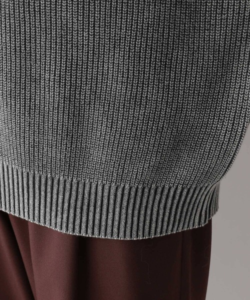 RAGEBLUE（レイジブルー）の「袖ボリュームピグメント/クルーネックアゼニット（ニット/セーター・メンズ・グレー/ピンク/ブルー・MEDIUM/LARGE）」の20枚目の写真