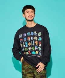 SAWINTO（ソイント）の「ATLAS SCREEN PRINTING - CREW NECK SWEAT SHIRT “ULTIMATE MINERAL GUIDE” / アトラス スクリーン プリンティング - クルーネック スウェット シャツ "アルティメイト ミネラル ガイド”（スウェット）」