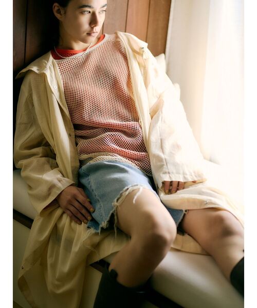 Ungrid（アングリッド）の「フードシアーコート（その他アウター・レディース・イエロー/グレー・FREE）」の4枚目の写真