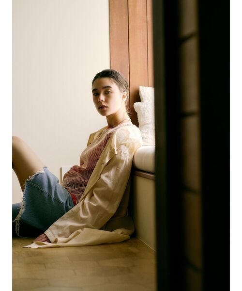 Ungrid（アングリッド）の「フードシアーコート（その他アウター・レディース・イエロー/グレー・FREE）」の5枚目の写真