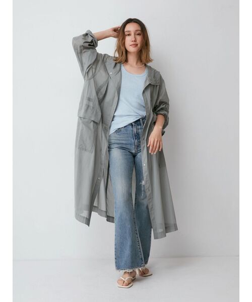 Ungrid（アングリッド）の「フードシアーコート（その他アウター・レディース・イエロー/グレー・FREE）」の7枚目の写真