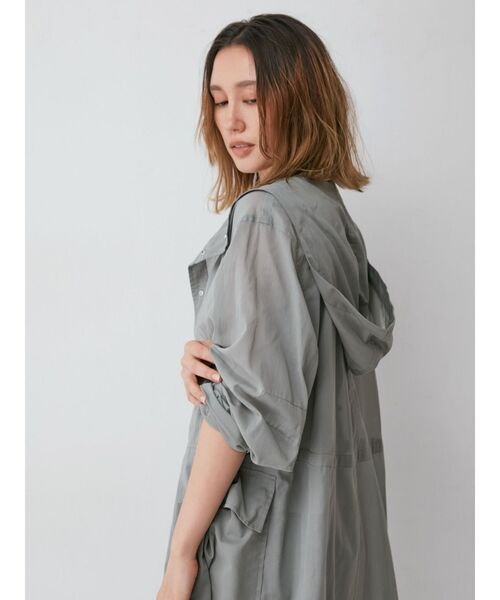 Ungrid（アングリッド）の「フードシアーコート（その他アウター・レディース・イエロー/グレー・FREE）」の12枚目の写真