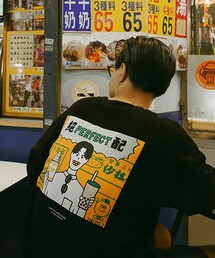 Joanie/ジョエニー Foodie Boy SWEAT/刺繍 バックプリント クルーネック スウェット